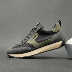 Men Fashion Suede Casual Training Sneakers Best Shoes For Marathon Training