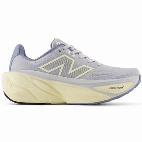 9060 New Balance Black And Grey Women's New Balance Fresh Foam X More v5, Pearl Grey/Dusk Shower/Calcium, 9 D Wide