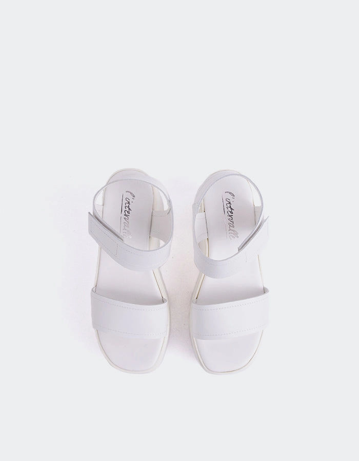 Ryka Sandals Ideal White Leather