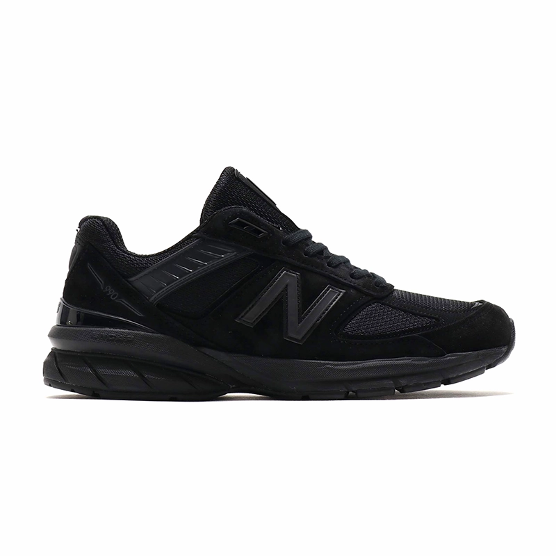[M990BB5] New Balance Made in US 990v5 Men's Shoes Black New Balance Running Shoes Men