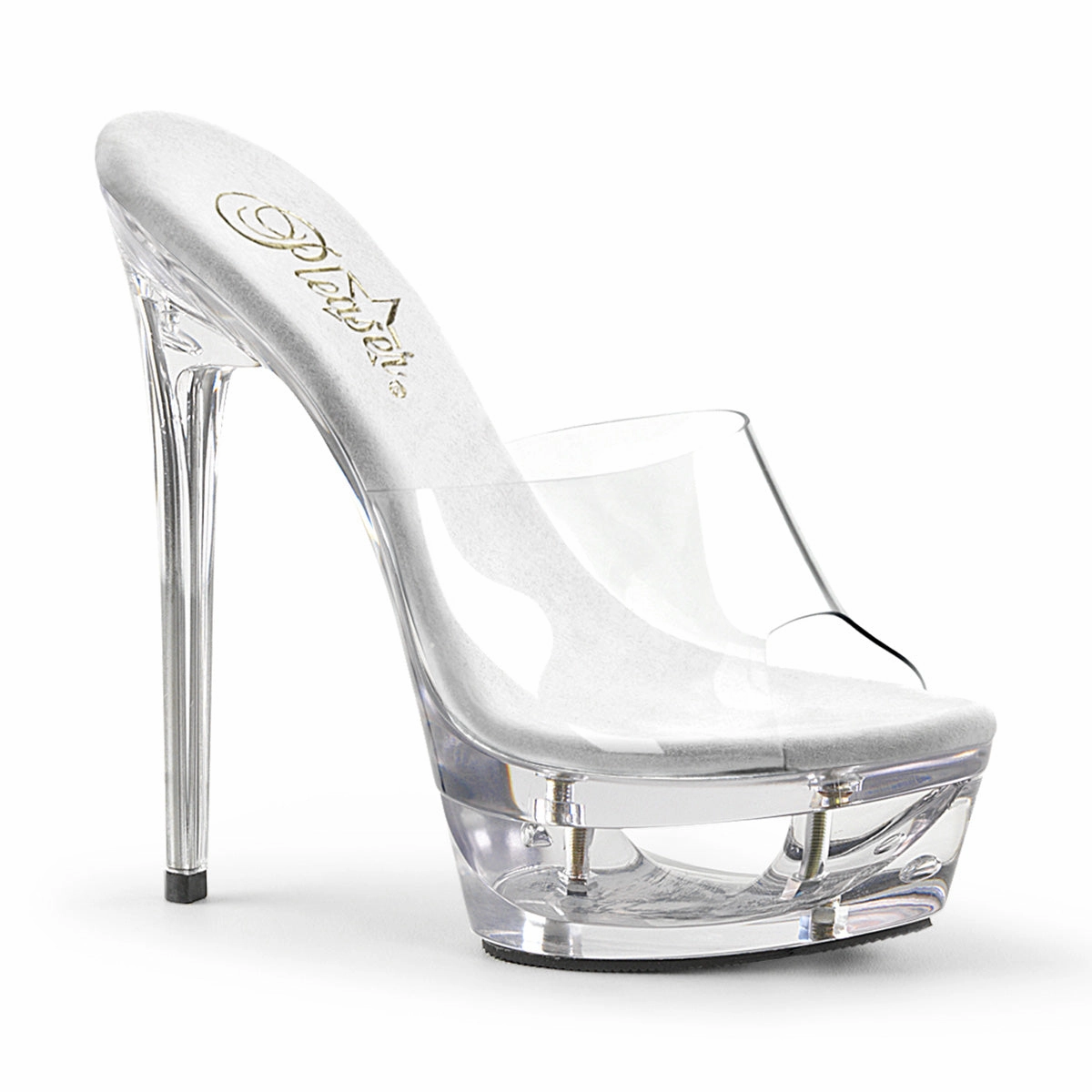 Eclipse-601 Clear/Clear, 6" Heel 