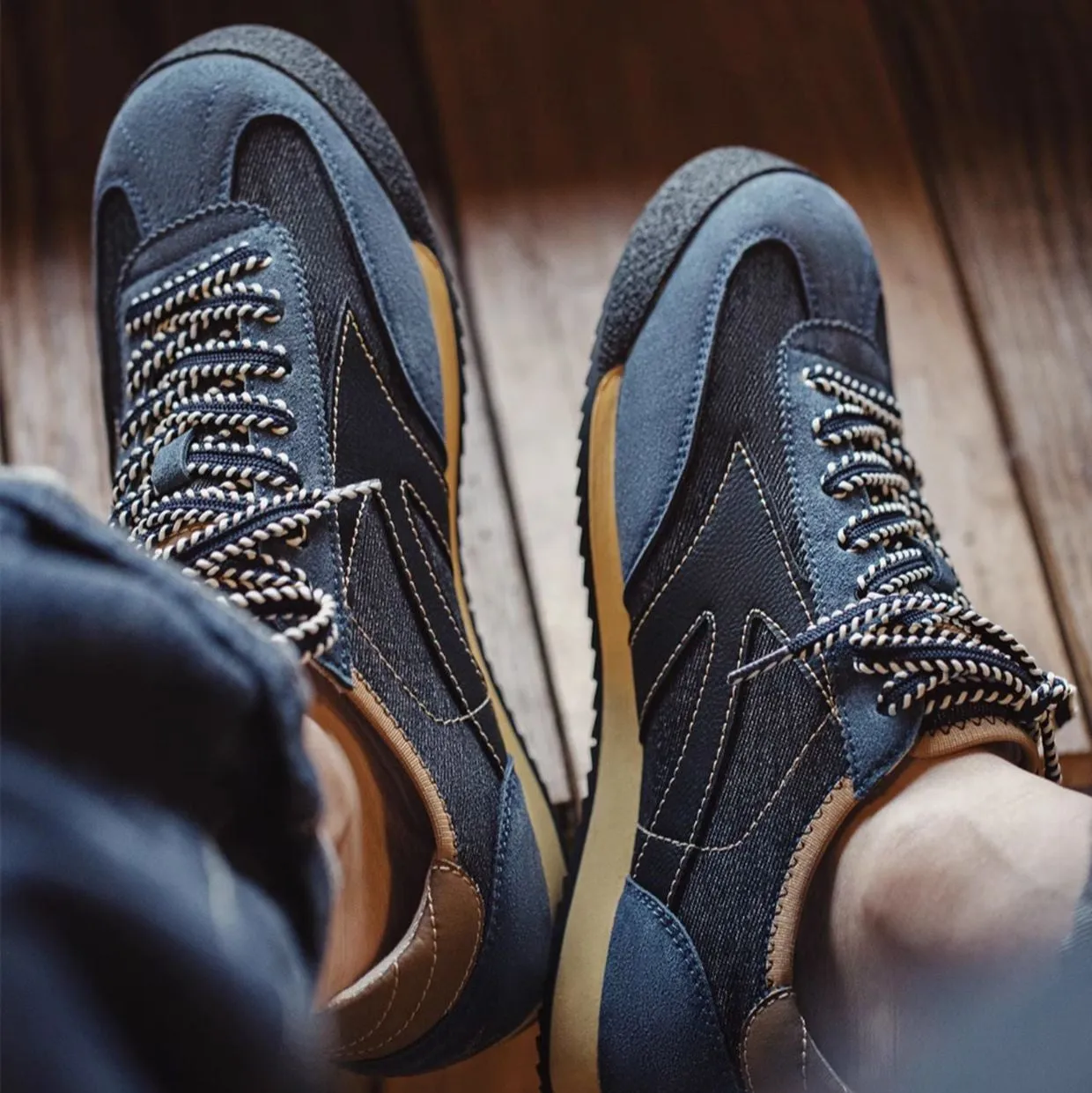 Ua Commit 4 Training Shoes Men's Vintage Navy Casual Training Sneakers