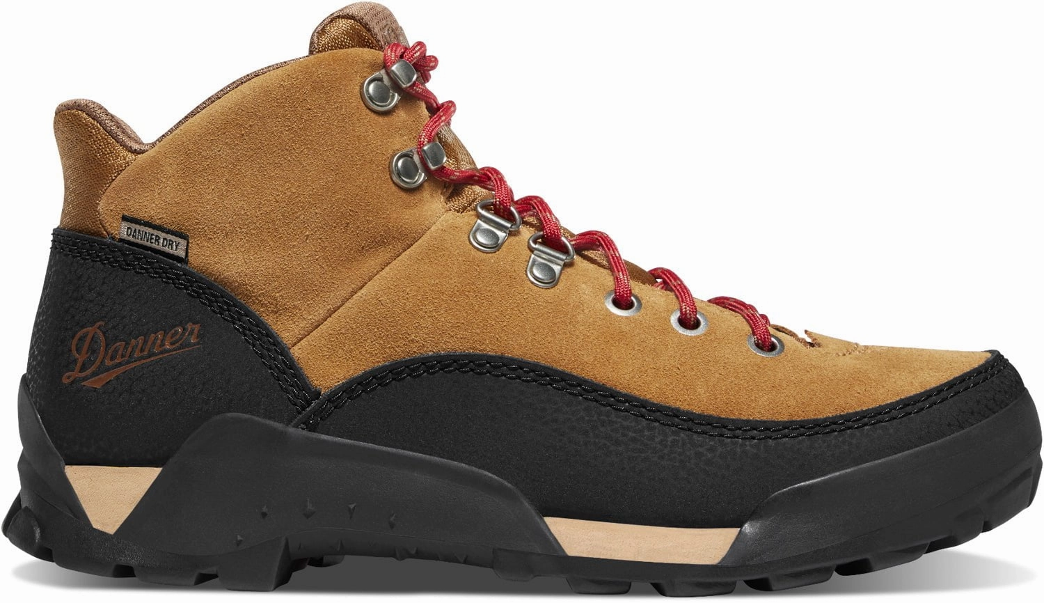 Danner Womens Panorama Mid 6in Brown/Red Suede Hiking Boots Altra Trail Hiking Shoes