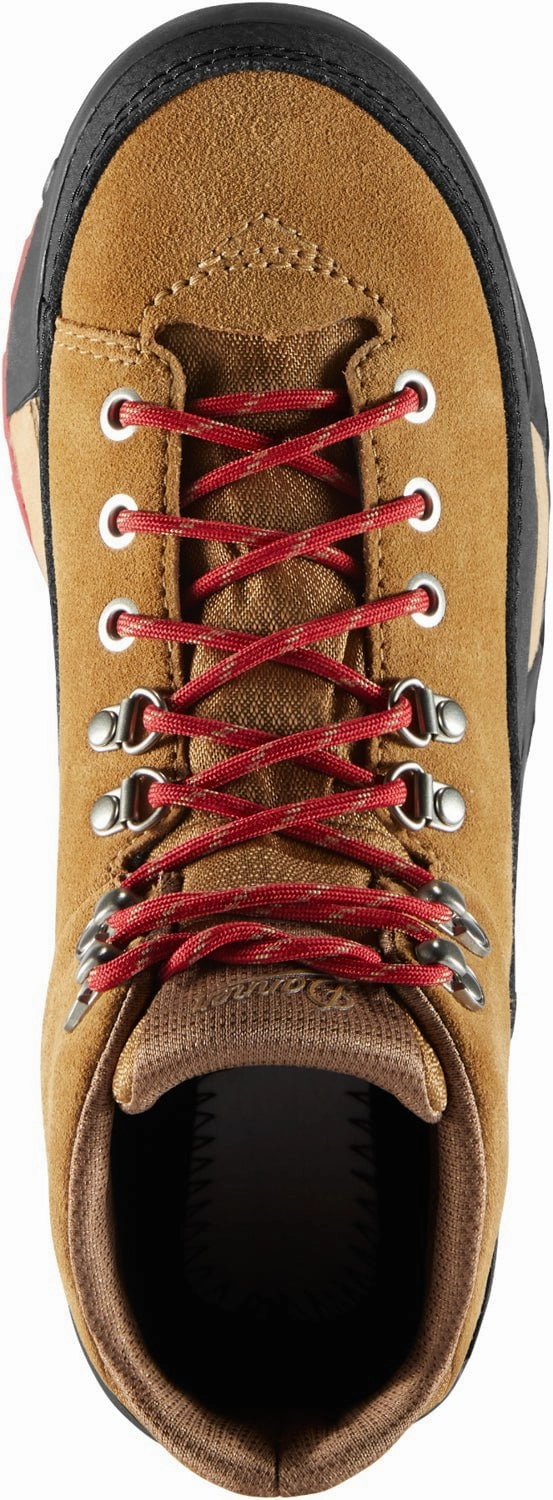 Danner Womens Panorama Mid 6in Brown/Red Suede Hiking Boots Low Cut Hiking Shoes Reviews