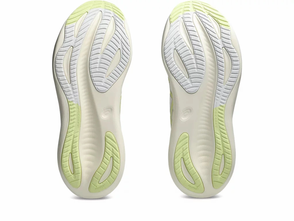 Asics Turf Soccer Shoes Men's ASICS Gel-Nimbus 27 - White/Huddle Yellow