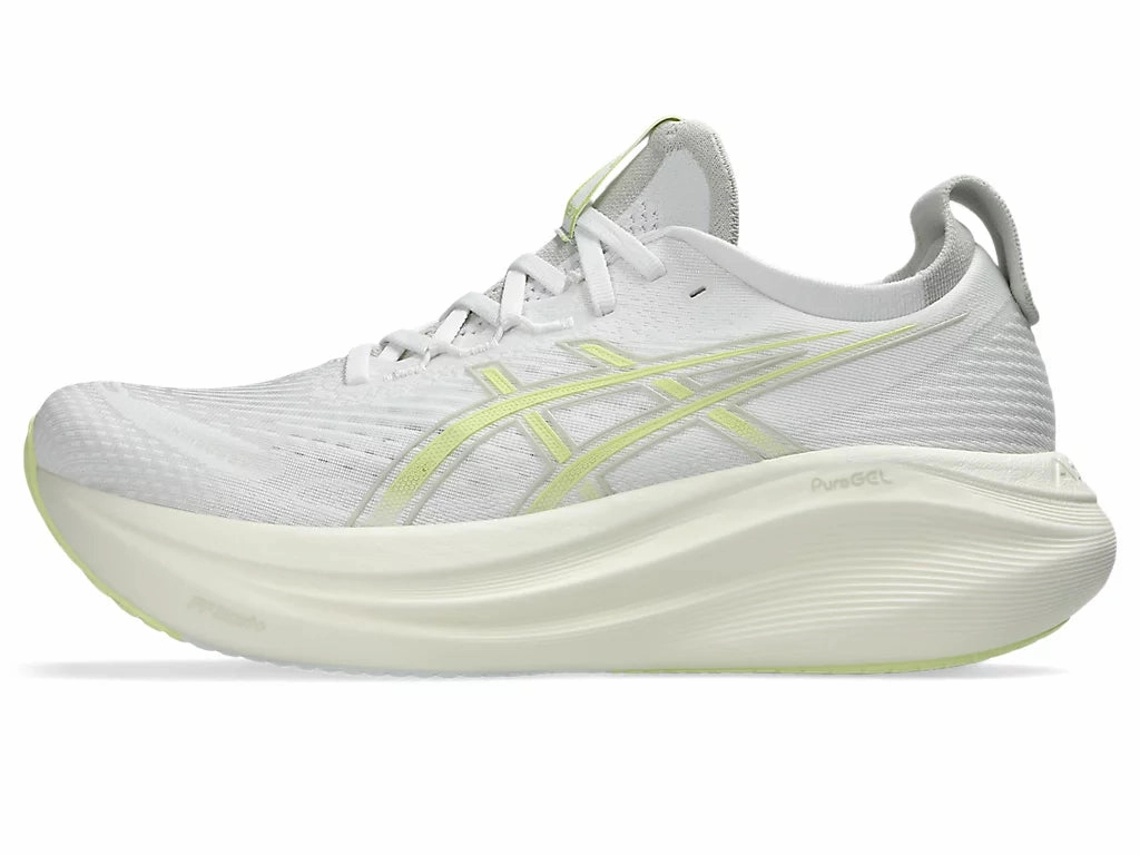 Asics Personalized Shoes Men's ASICS Gel-Nimbus 27 - White/Huddle Yellow