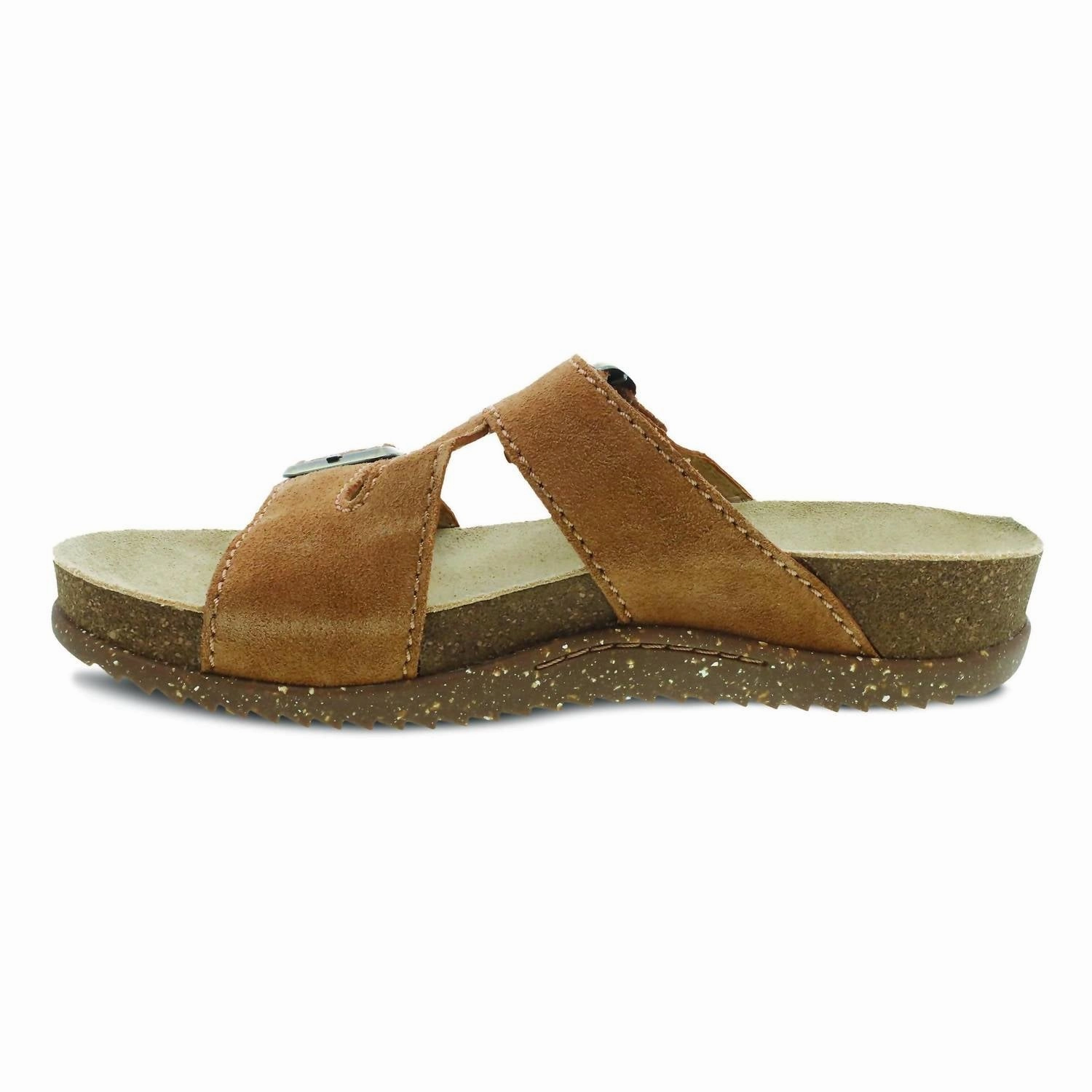 Women's Dayna Suede Sandals In Tan Suede Sandals Toes Covered