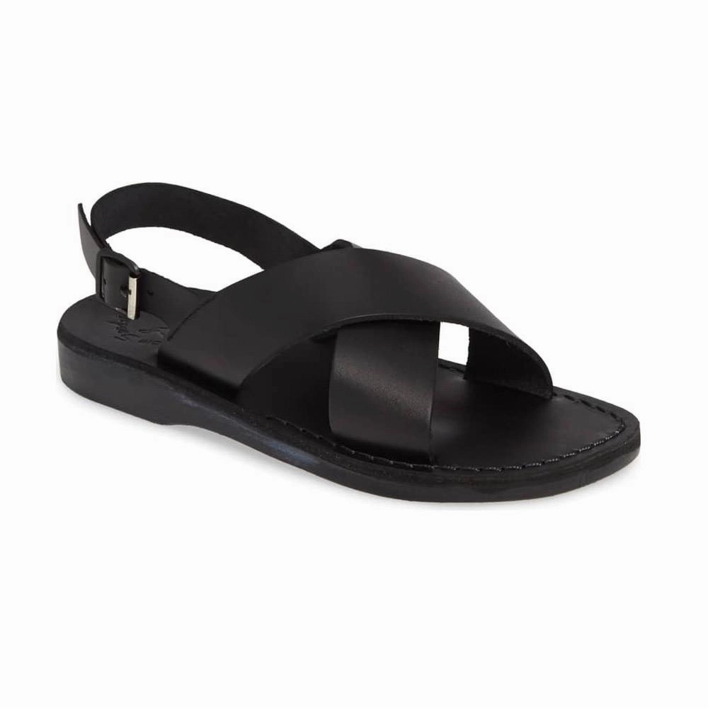 Keen Sandals Elan Buckle - Leather Thick Strap Sandal | Black