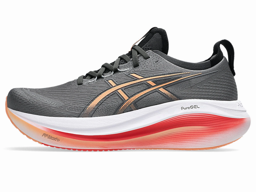 Asics Upcourt 3 Squash Shoes Men's ASICS Gel-Nimbus 27 - Carbon/Mojave