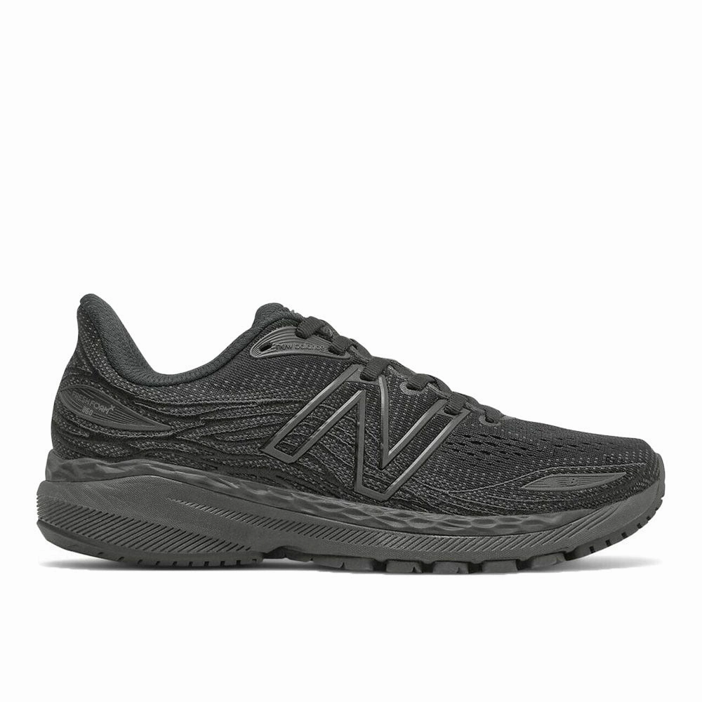 Men's New Balance Fresh Foam X 860v12, Black/Eclipse, 13 4E Extra Wide New Balance Blue 327