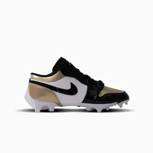 World Cup Soccer Cleats Men's Jordan 1 Low TD Football Cleat "Metallic Gold Black"