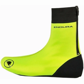 Cycling With Clip In Shoes Endura Windchill Cycling Overshoes - Yellow