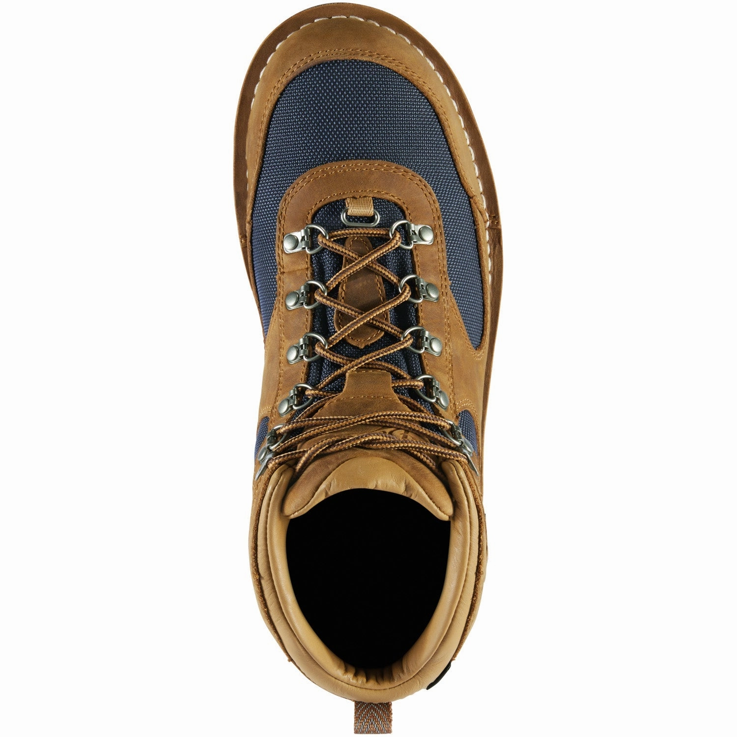 Danner Womens Cascade Crest GTX Grizzly Brown/Ursa Blue Leather Hiking Boots Best Insoles For Hiking Shoes