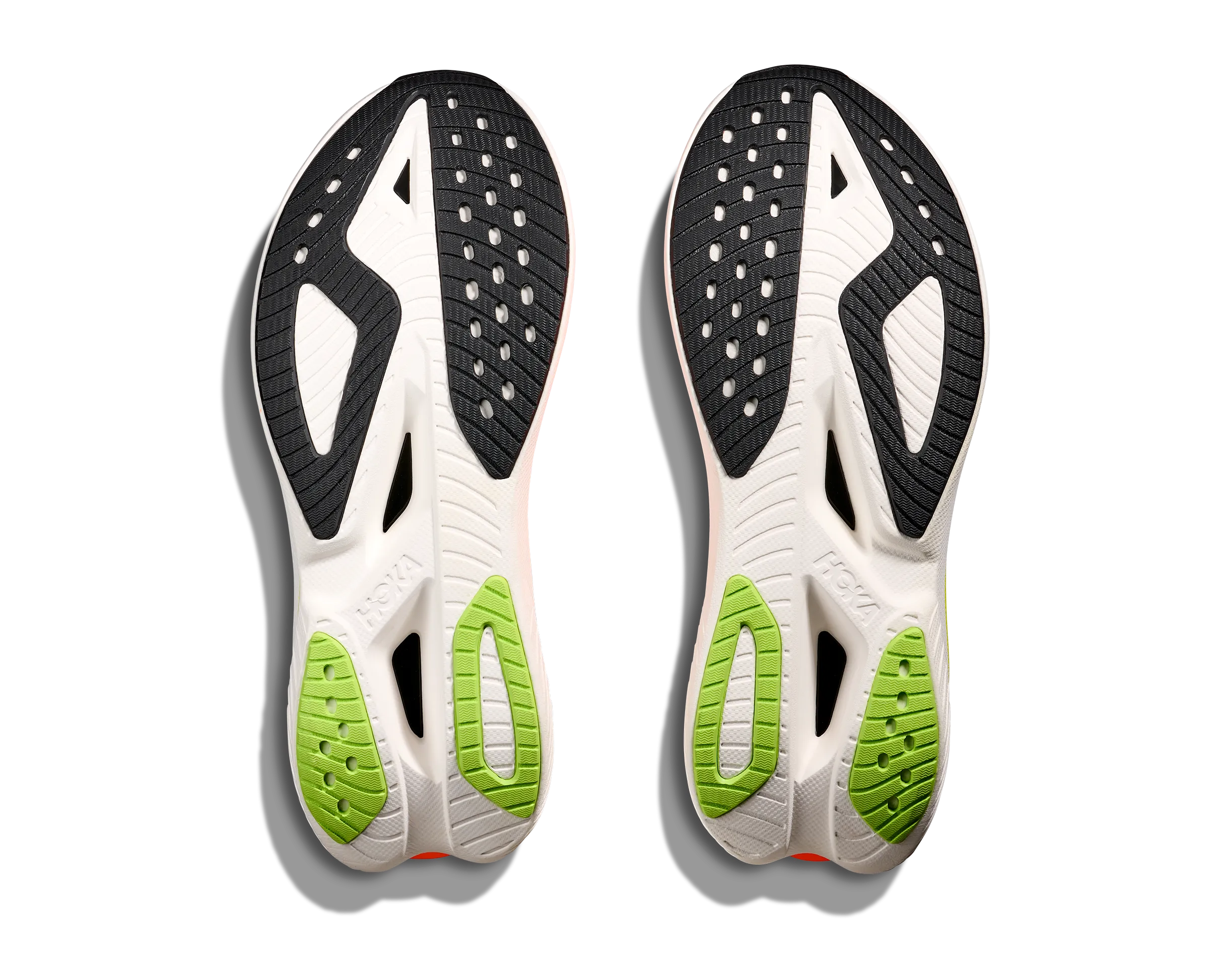 Nike Air Waffle Trainer Shoes HOKA Men's Mach X 3 - WHITE / NEON TANGERINE