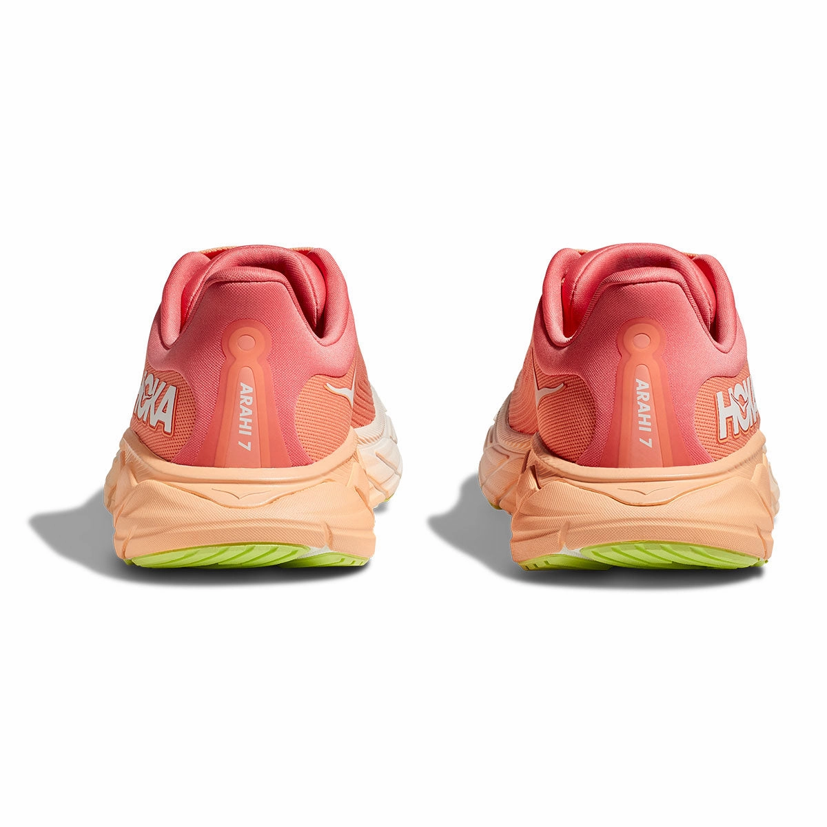 Hoka Arahi 7 Running Shoes - Womens - Papaya/Coral Factory Outlet