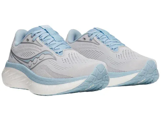 Saucony Ride 18 (Cloud/Dream) - Women's Good Running Shoes With Shin Splints
