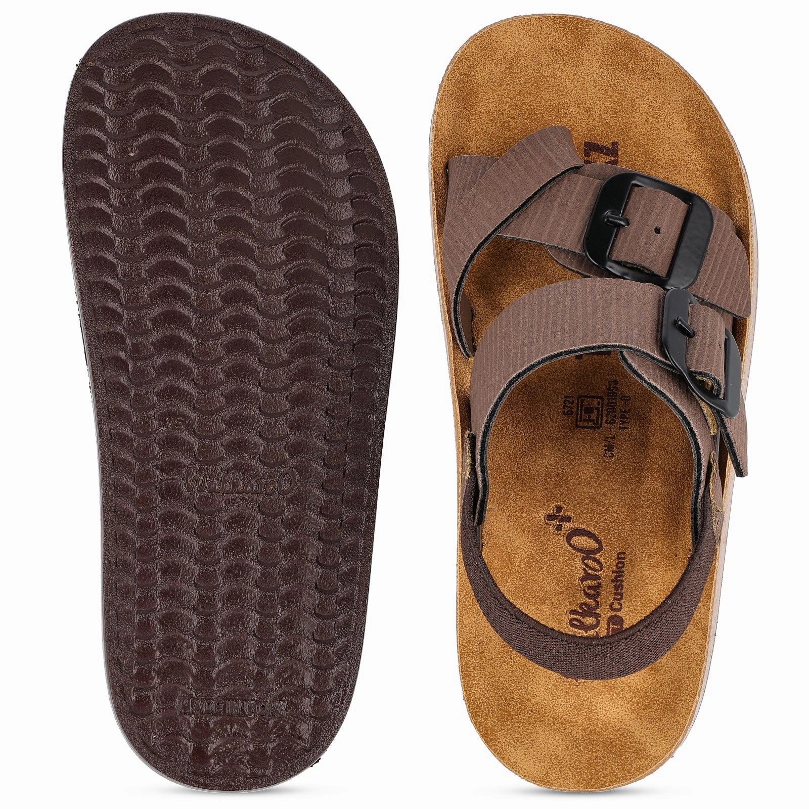 Kid's Daily Wear Sandal  - WKP80006 Brown Sandals Bungalow Jamaica