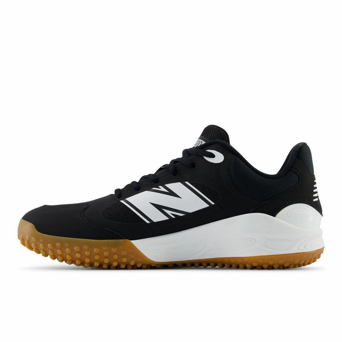 Auralee New Balance New Balance Men's Fresh Foam 3000 v7 Turf Baseball Shoes - Black/Gum - T3000BK7
