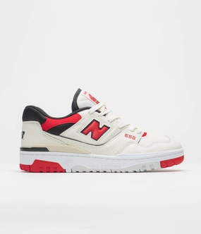 New Balance Fresh Foam X Hierro New Balance 550 Shoes - Sea Salt / Red
