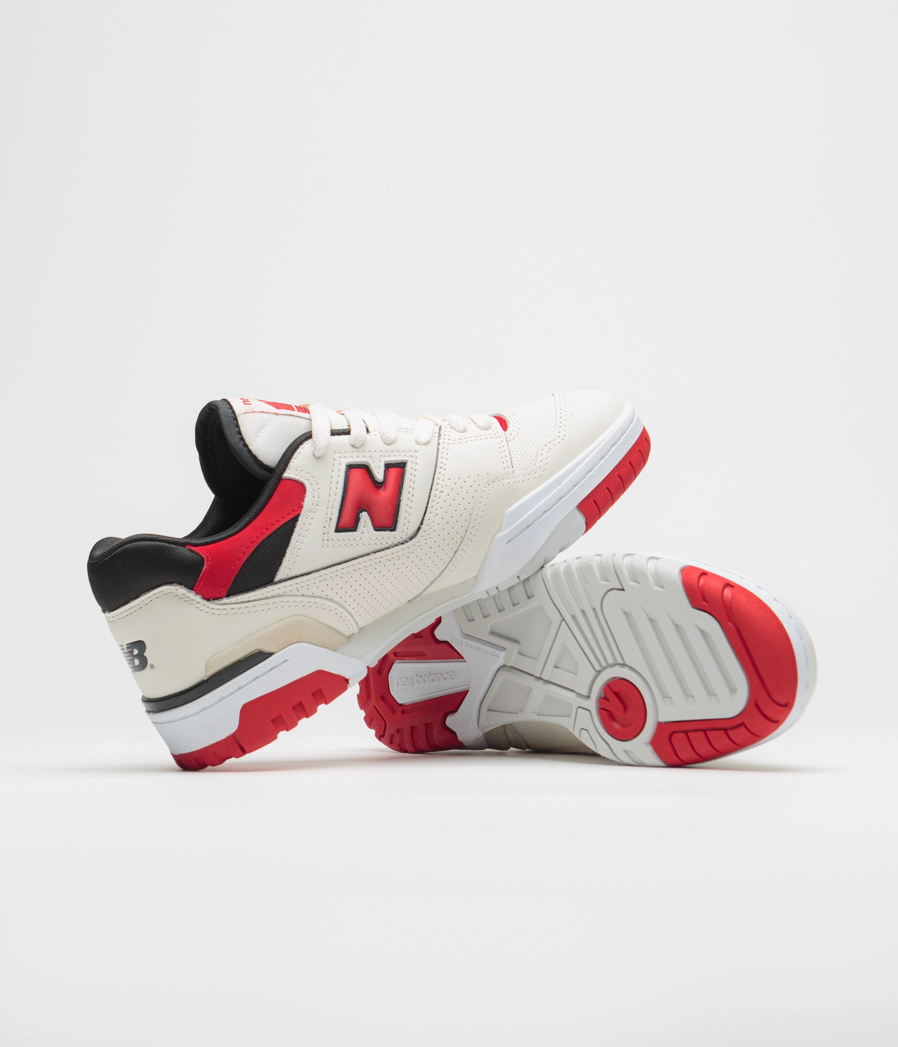 New Balance 327 White/cobalt Blue New Balance 550 Shoes - Sea Salt / Red
