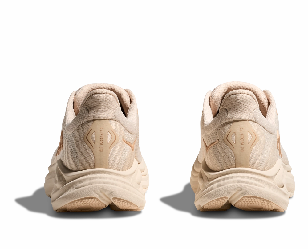 'HOKA' Women's Clifton 10 - Vanilla / Birch Shoes St George