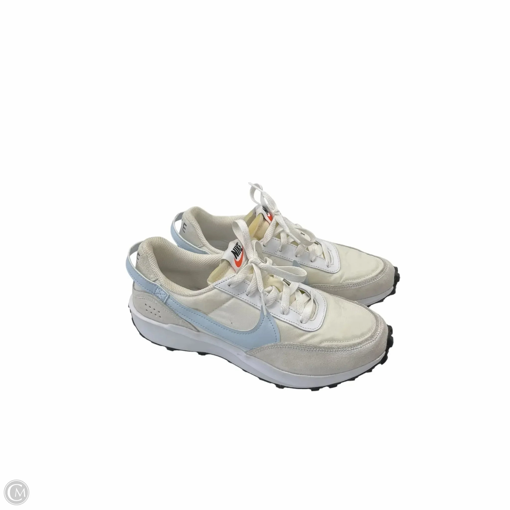 Shoes Athletic By Nike Apparel In Blue & White, Size: 8 History Of Nike Shoes