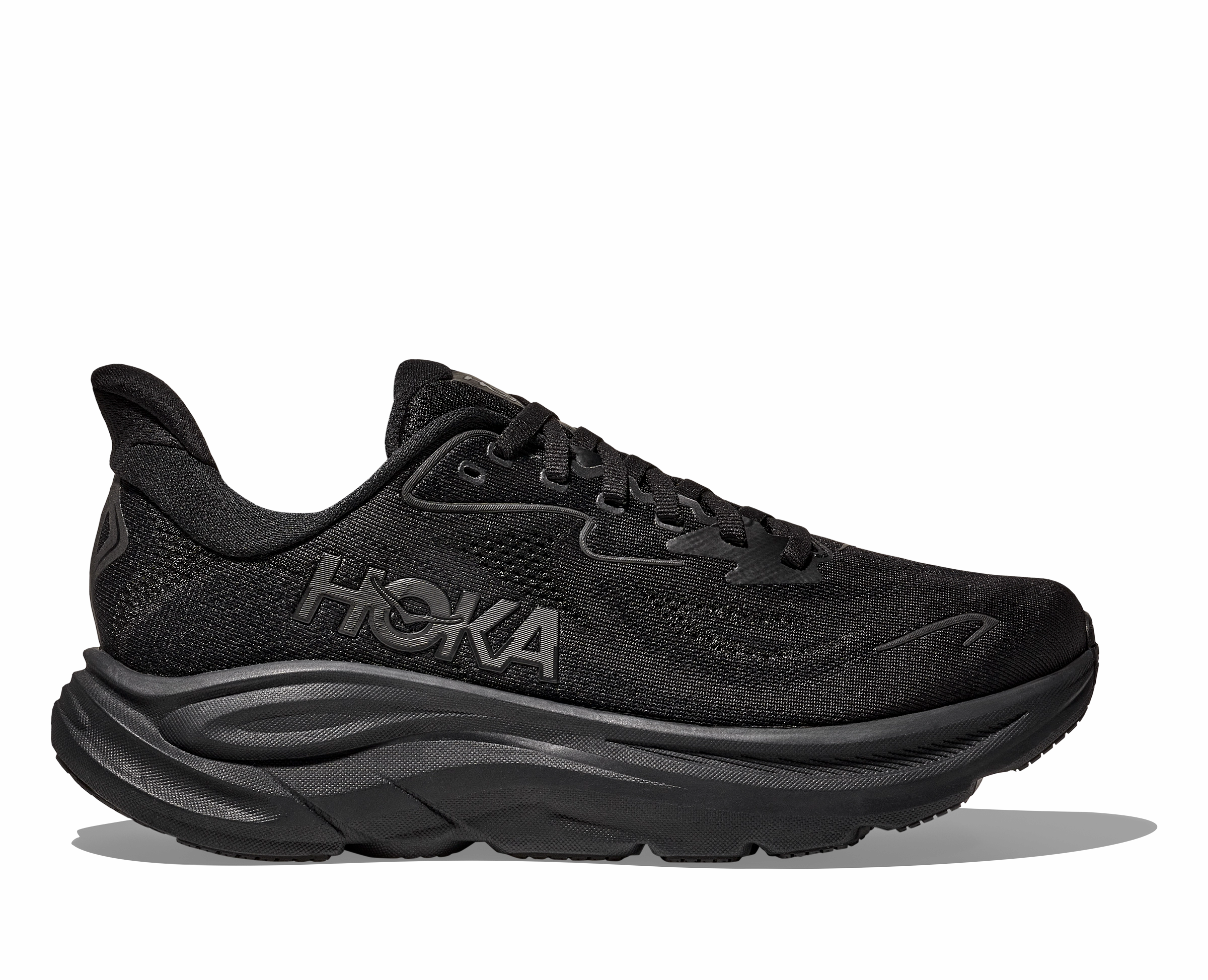 HOKA Women's Clifton 10 - BLACK / BLACK Best Running Shoes On The Market