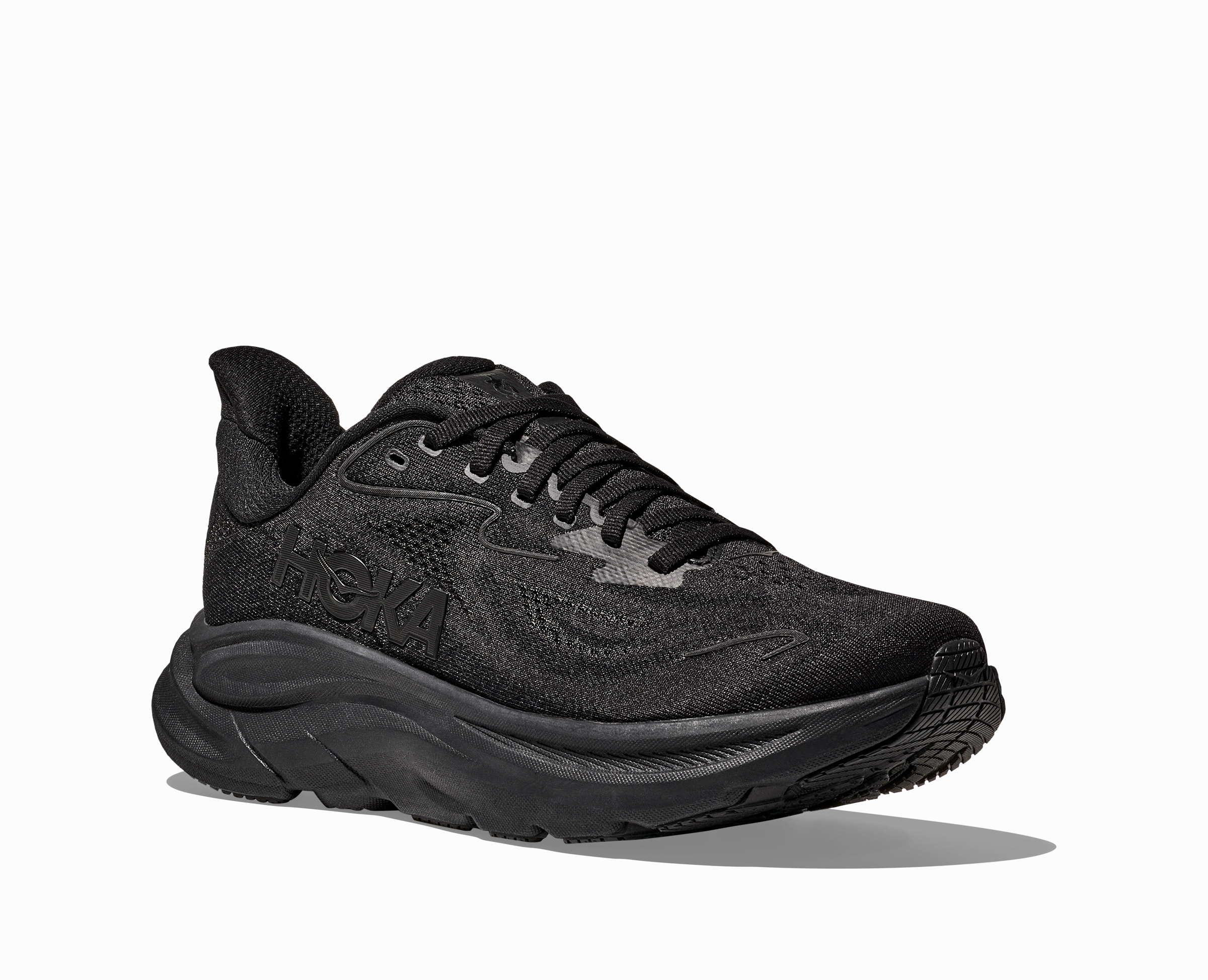Warranty HOKA Women's Clifton 10 - BLACK / BLACK