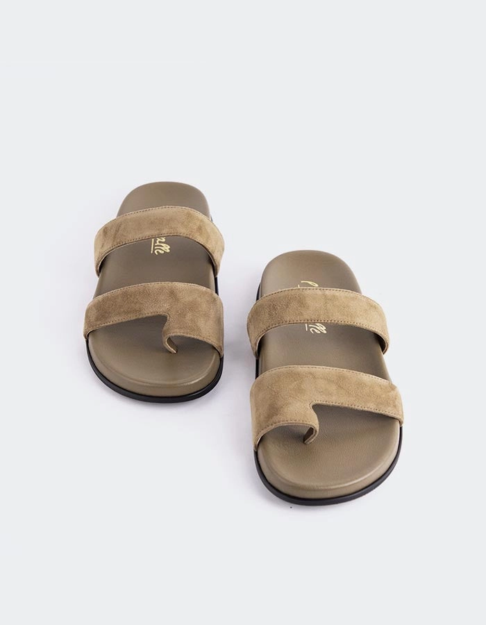 Ugg Platform Sandals Fairlee Khaki Suede