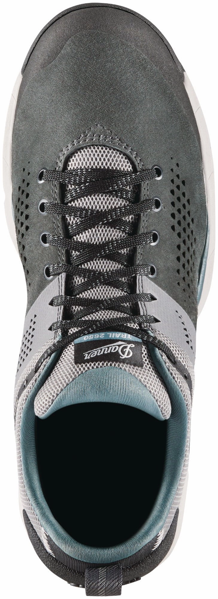 Best Hiking Shoes For Slippery Rocks Danner Trail 2650 Mens Charcoal/Goblin Blue Leather Hiking Shoes