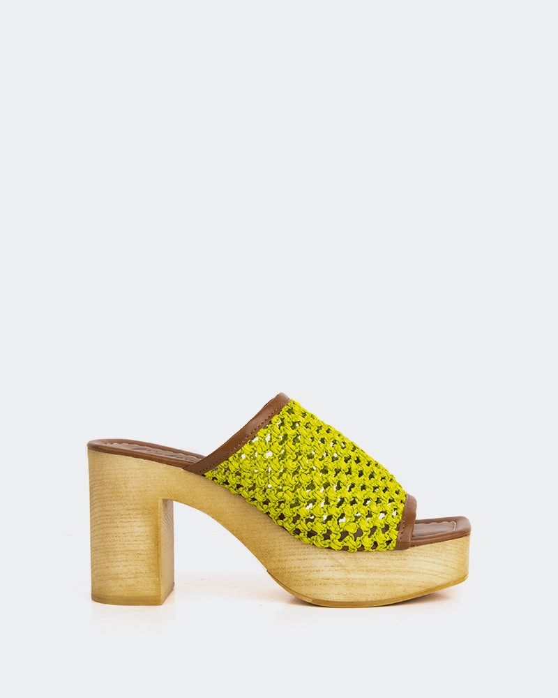 Faustine Lime Rafia Casual Comfort Sandals Reviews