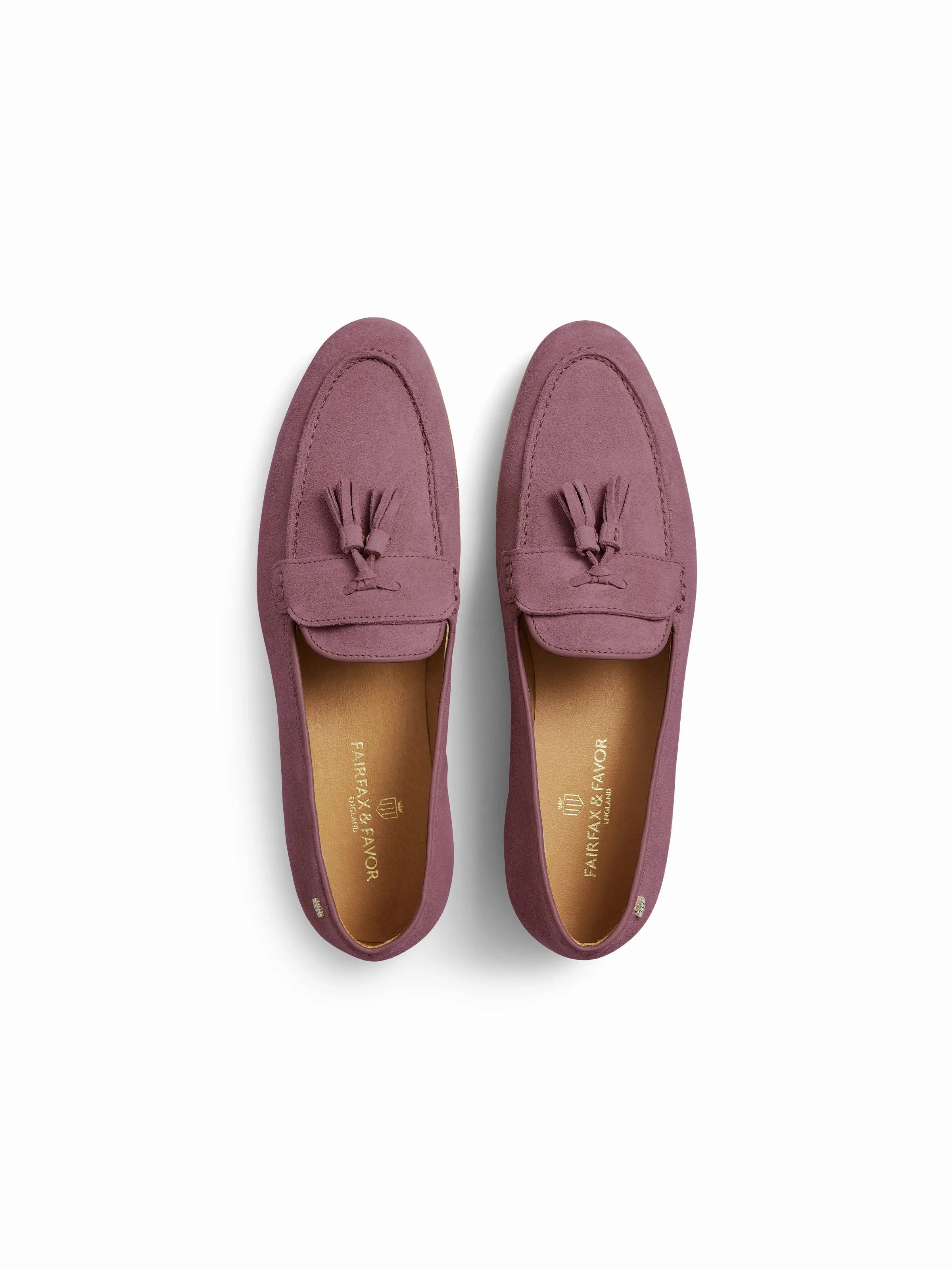 La Rochelle - Heather Suede Metallic Loafers