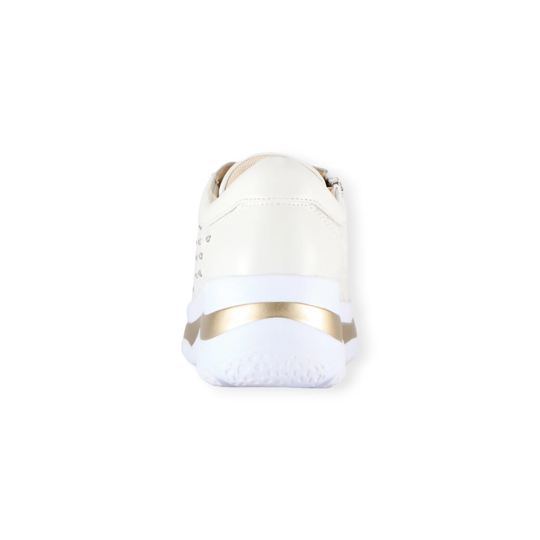 FITJOY Platform Sneakers | Lightweight, Soft Sheepskin, Swarovski Crystal Accents #FJ107