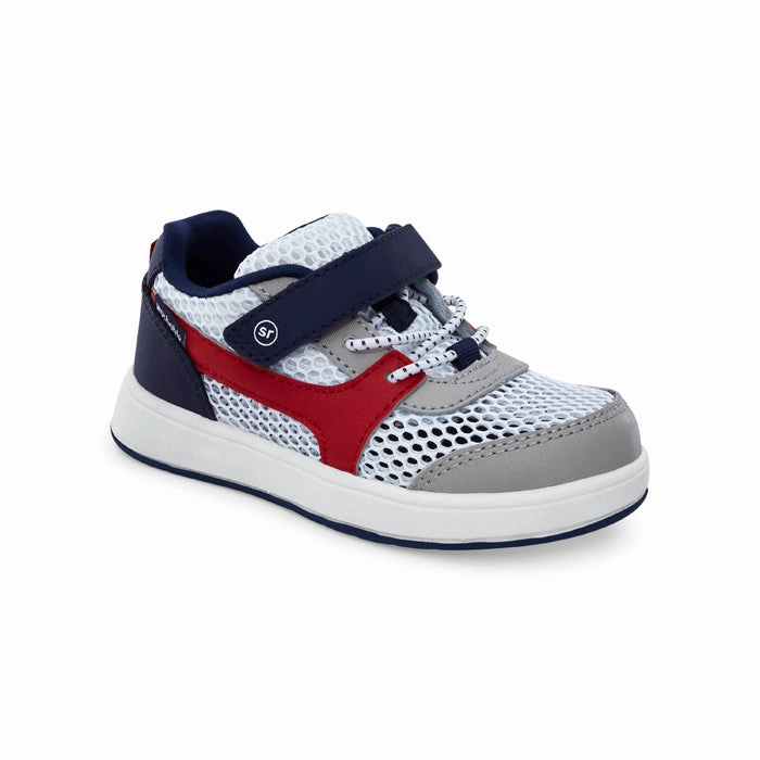 Little Boy Stride Rite M2P Harbor White/Navy Targhee Iii Waterproof