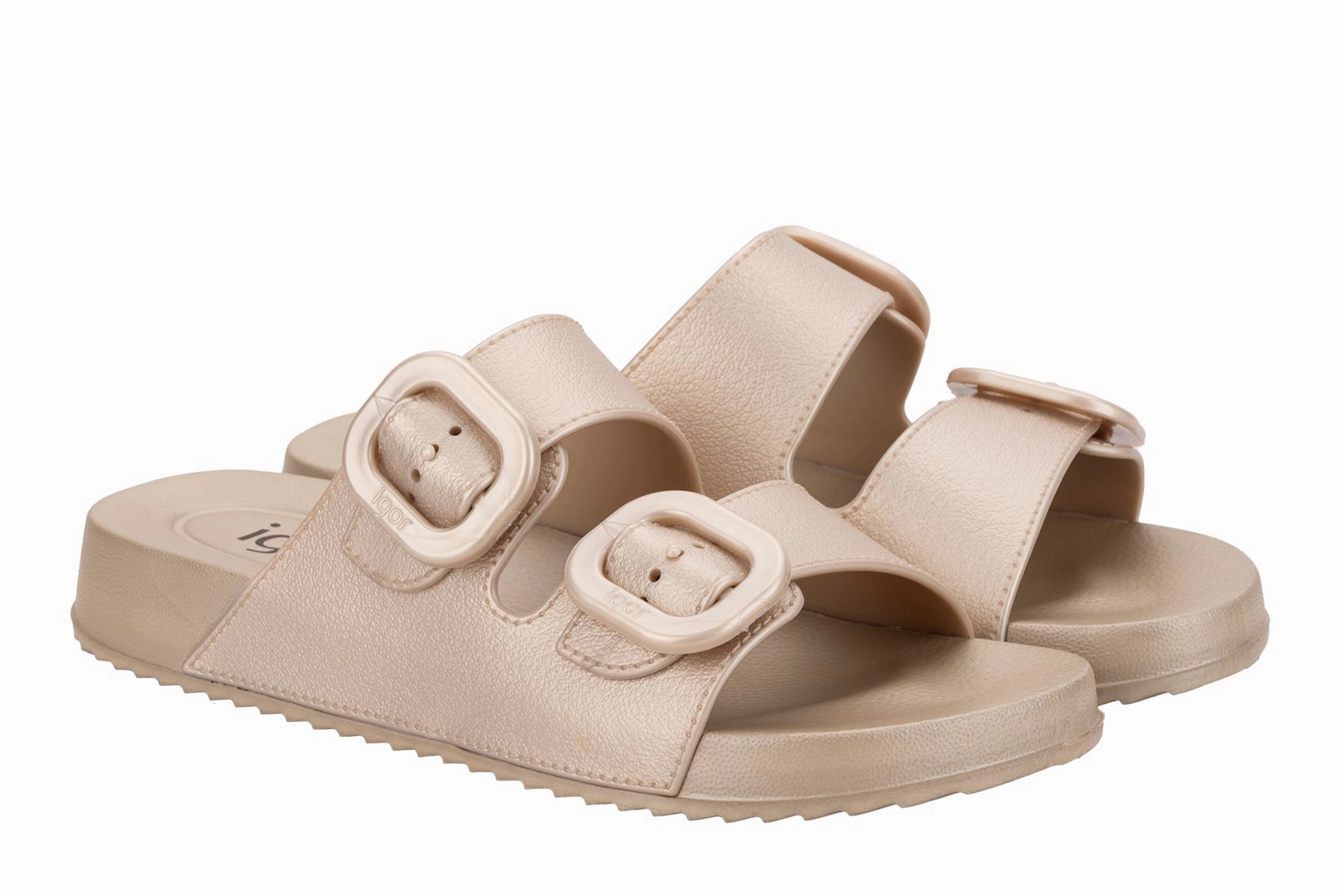 Igor Women's Habana Metal Sandals - Platino Sandals Halcyon Beach Castries St Lucia