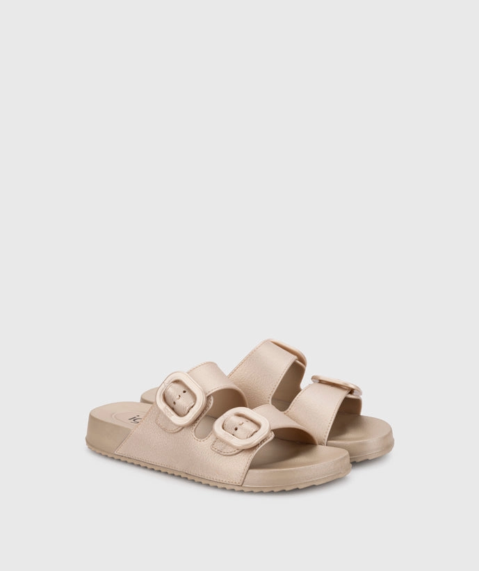 Dress Leather Sandals Igor Women's Habana Metal Sandals - Platino