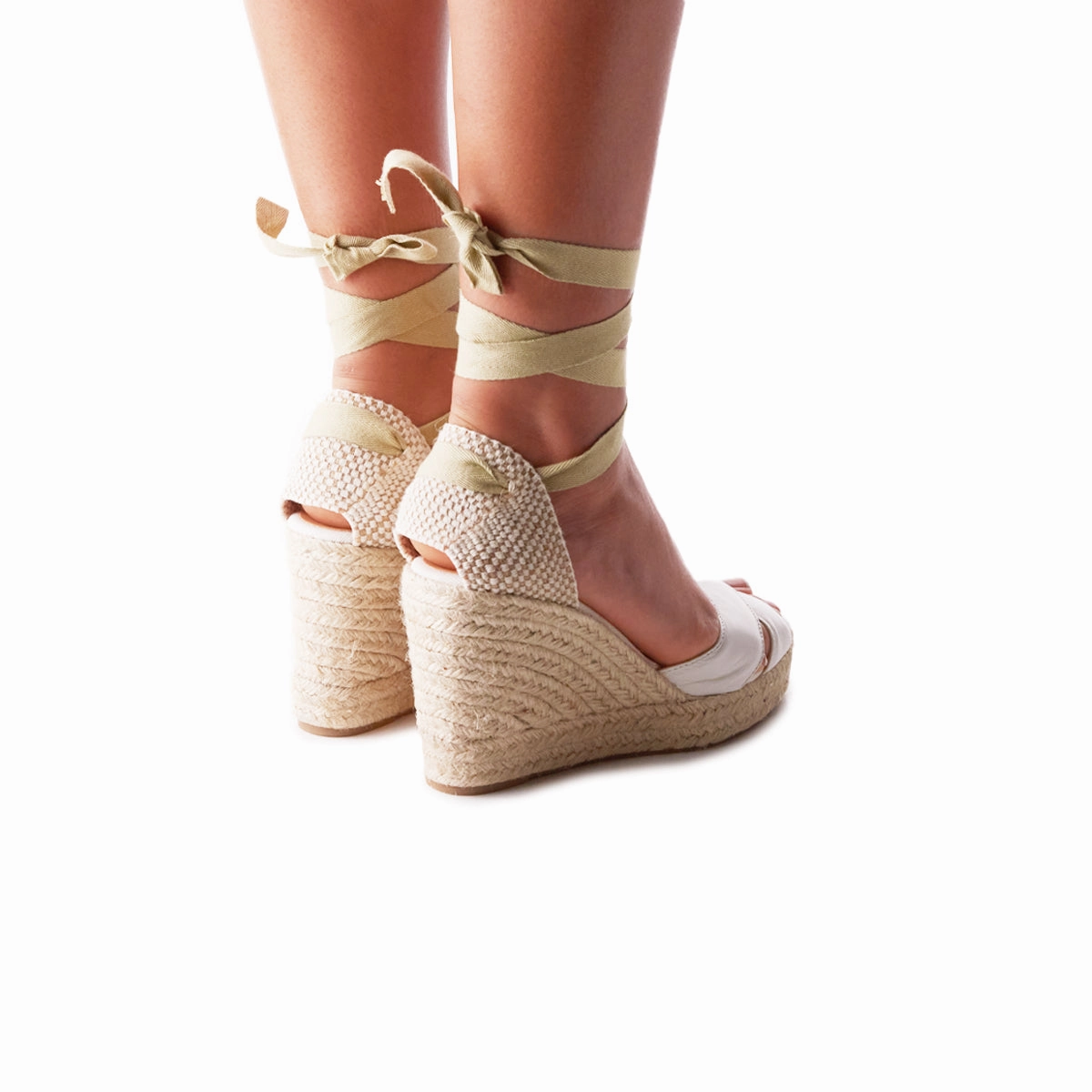 Floriano White Leather Military Sandals Discount