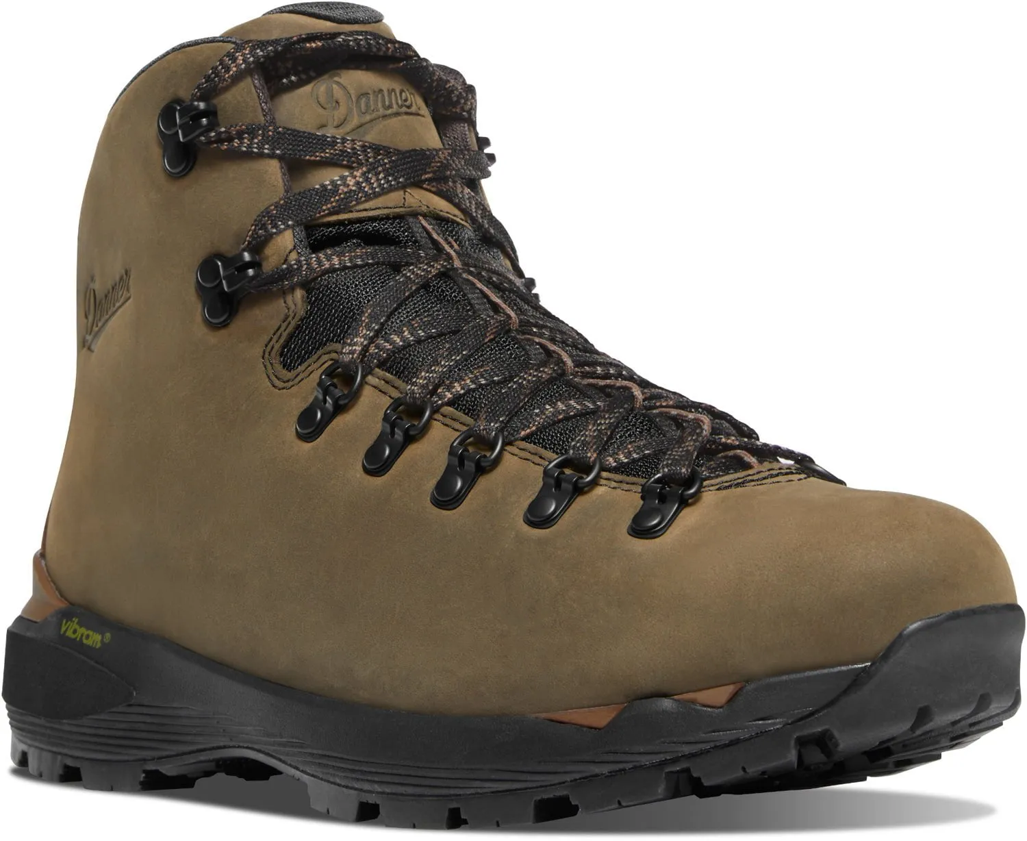 Buy Hiking Shoes Danner Mens Mountain 600 EVO GTX Topsoil Brown/Black Leather Hiking Boots