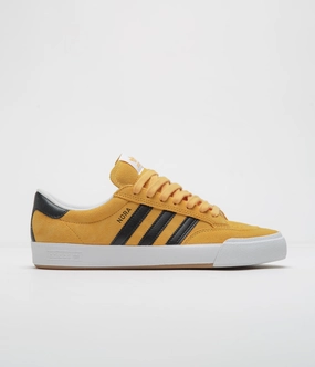 Adidas Nora Shoes - Preloved Yellow / Core Black / FTWR White Adidas Advantage Tennis Shoes