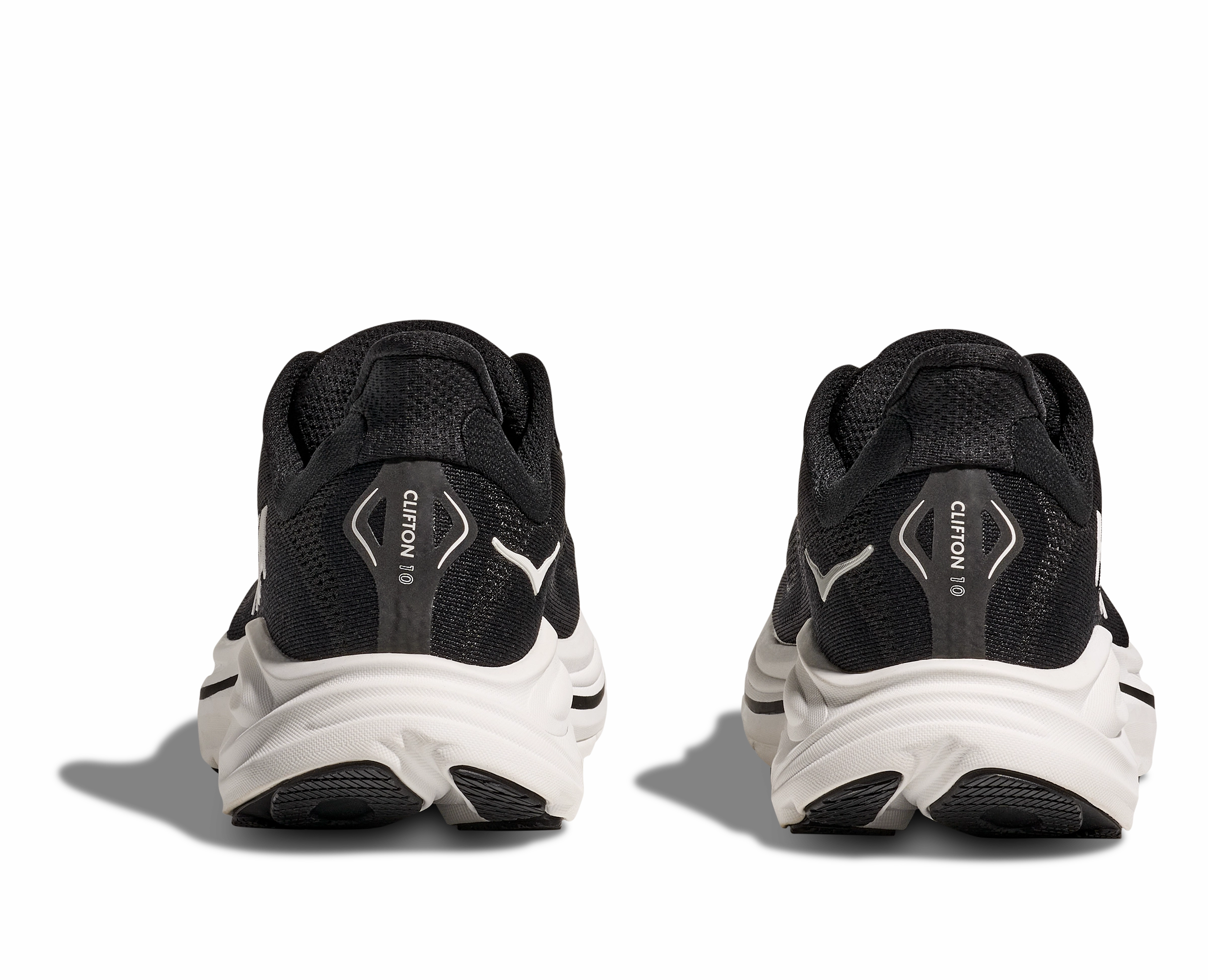 Under Armor Running Shoes HOKA Women's Clifton 10 - BLACK / WHITE