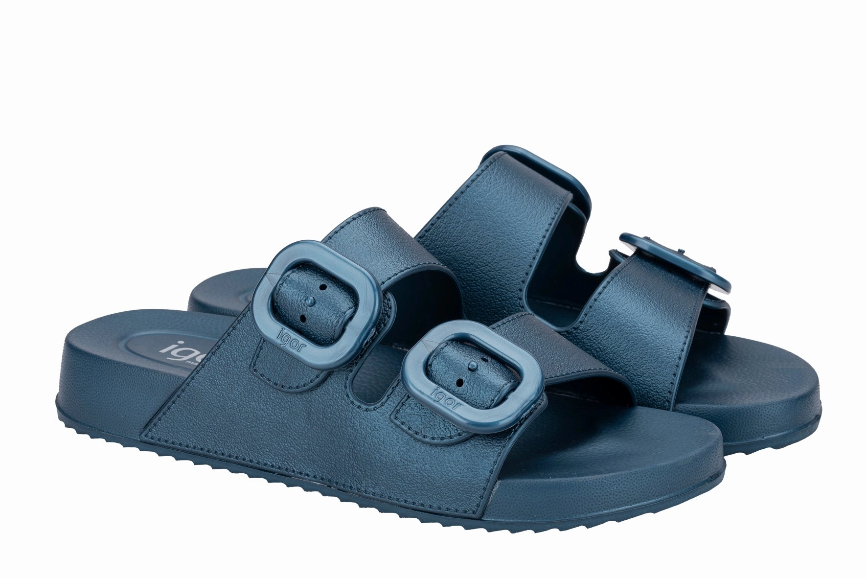 Jordan Slide Sandals Igor Women's Habana Metal Sandals - Marino