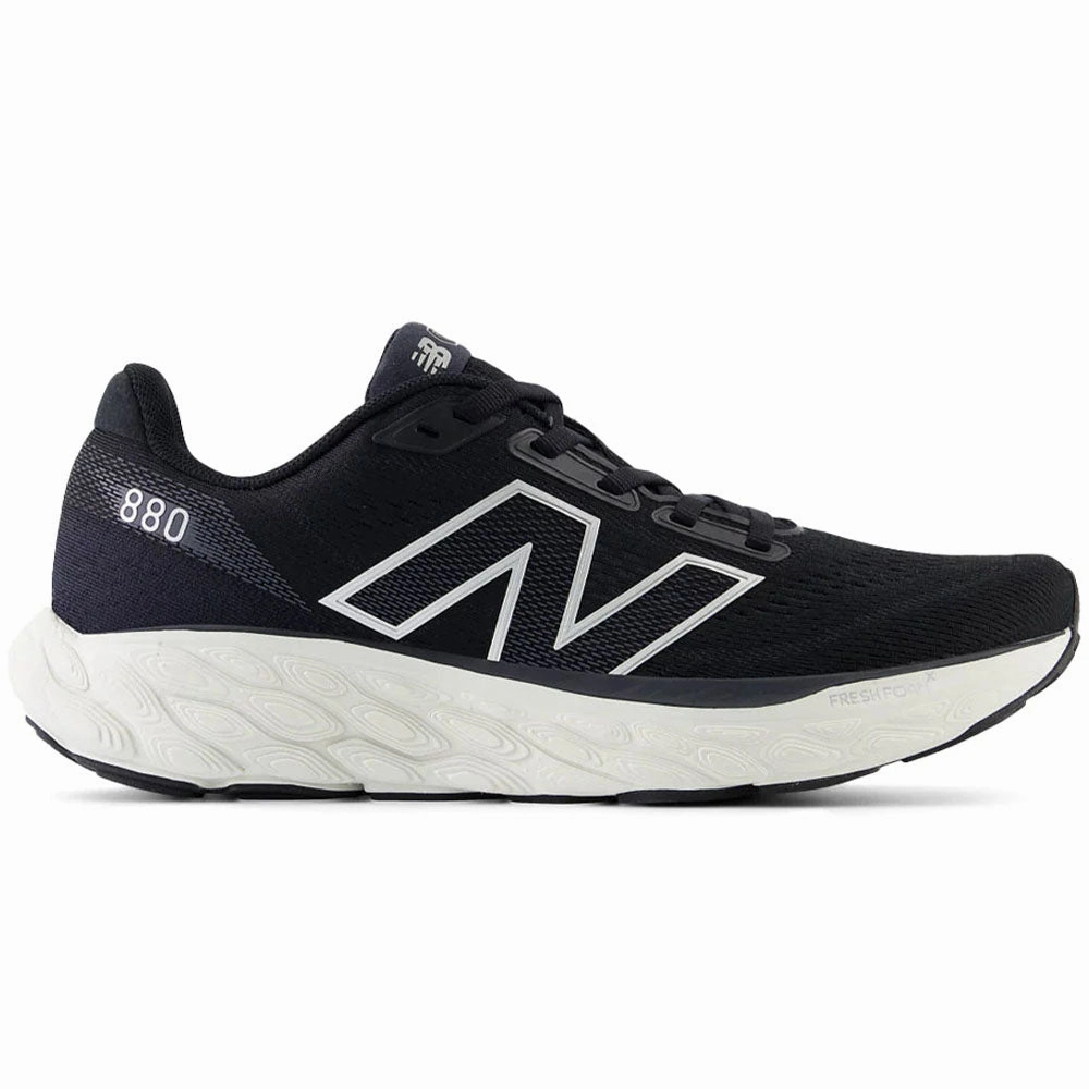 New Balance Women's Pickleball Shoes Women's New Balance Fresh Foam X 880v14, Black/Sea Salt/Silver Metallic, 8.5 2A Medium