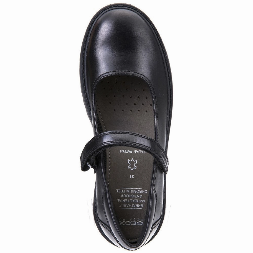 Geox J Casey G. P Touch Fastening School Shoes Size 6