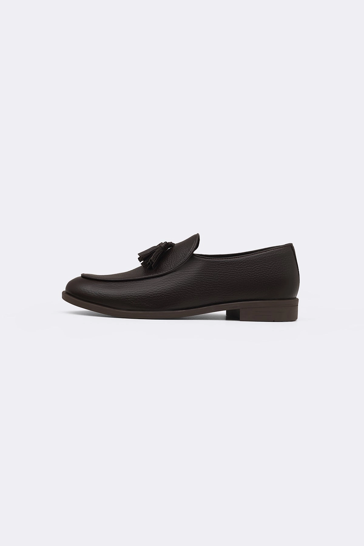 Tassel Chunky Loafers GRAINED LEATHER TASSEL LOAFERS