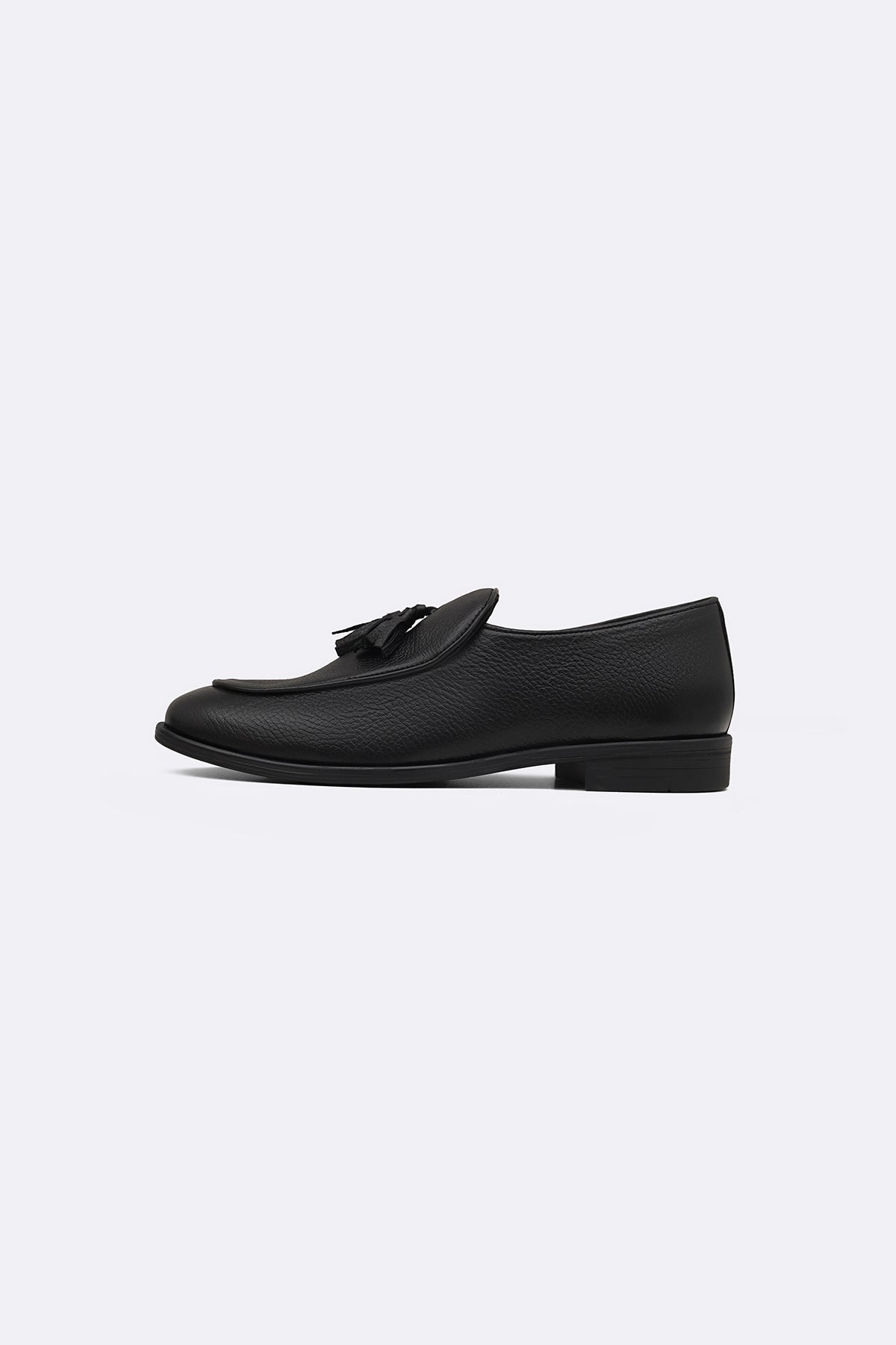 Loft Loafers GRAINED LEATHER TASSEL LOAFERS