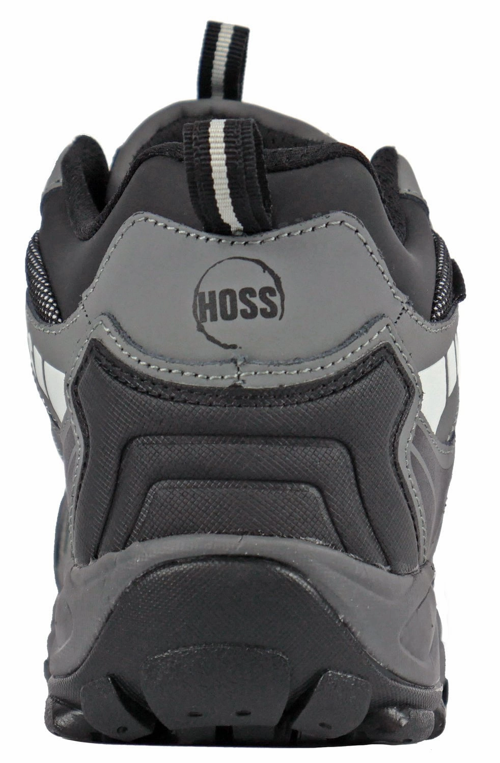 Hoss Boots Mens Trail Grey Leather/Mesh Action Hiking Boots Top Brands For Hiking Shoes