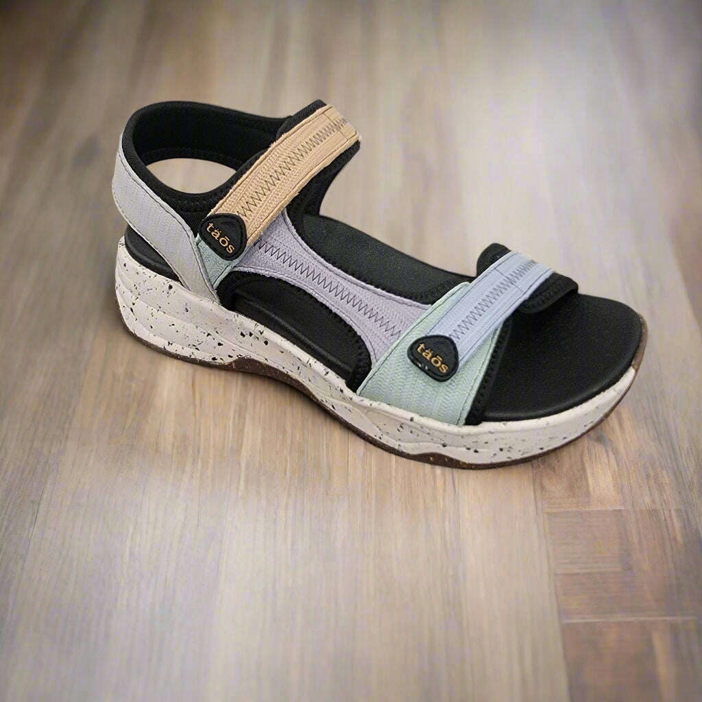 Sandals St Lucia TAOS - SUPER SIDE - Retro Embossed Multi