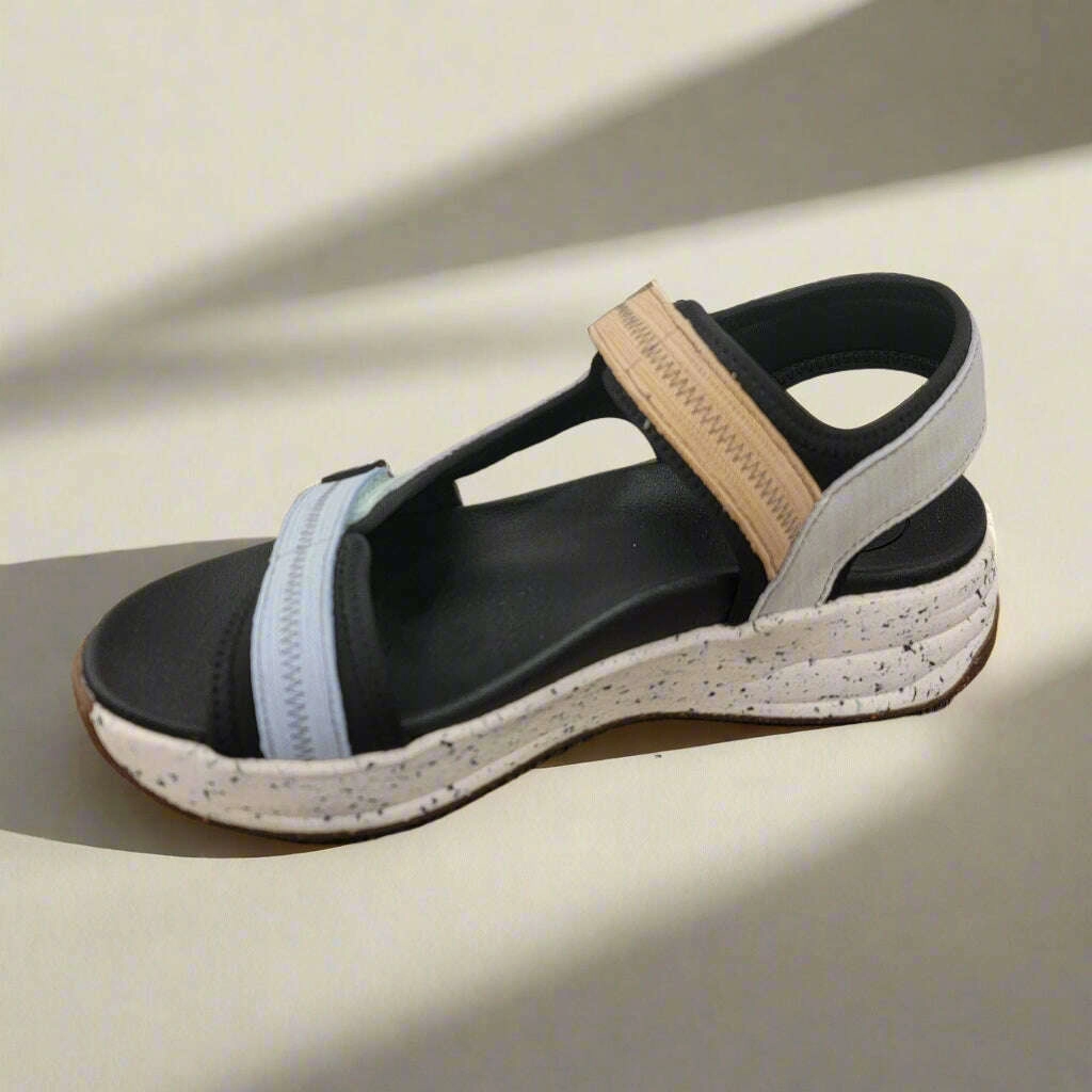 Sandals With Jeans TAOS - SUPER SIDE - Retro Embossed Multi