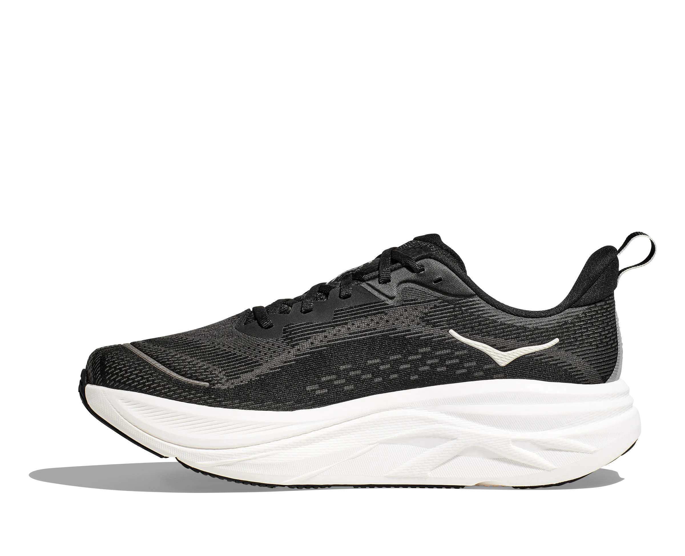 Best Running Shoes Reddit HOKA Men's Skyflow - BLACK / WHITE (Wide)