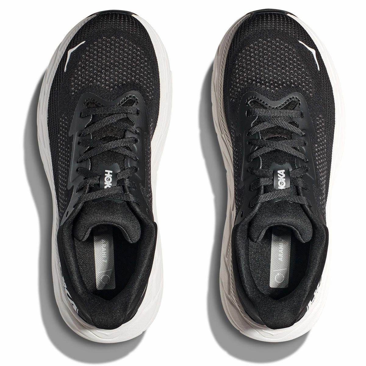 Hoka Arahi 7 Running Shoes - Mens - Black/White Tn